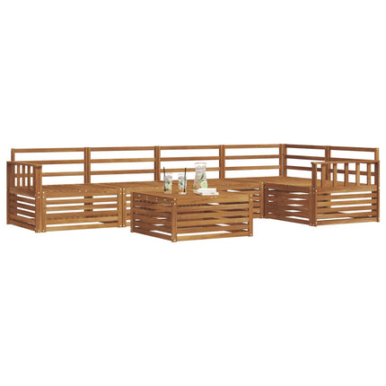 Utomhussoffset 6 pcs Naturfärg
