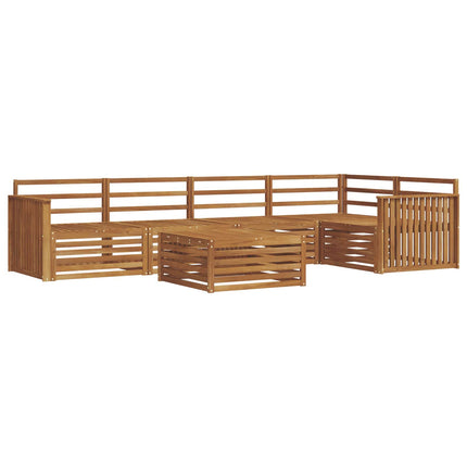 Utomhussoffset 6 pcs Naturfärg