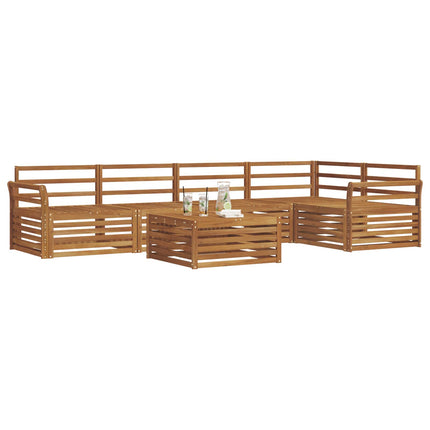 Utomhussoffset 6 pcs Naturfärg