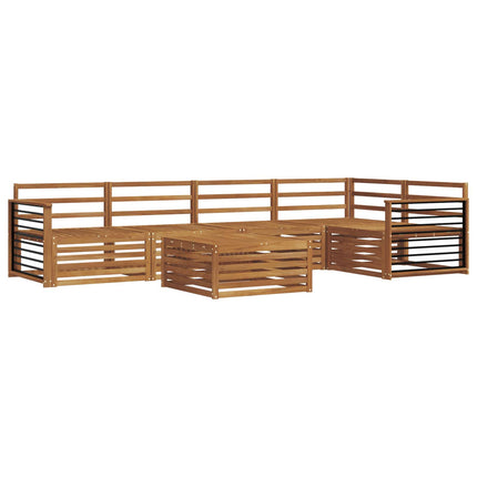 Utomhussoffset 6 pcs Naturfärg