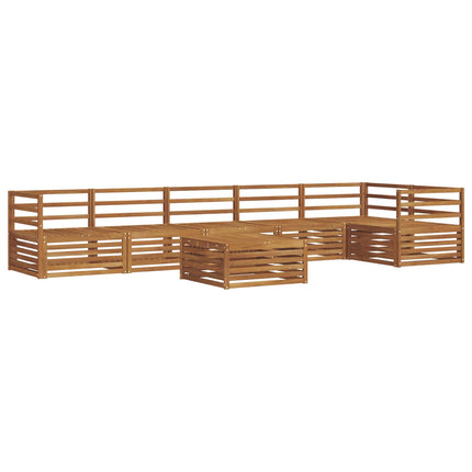 Utomhussoffset 7 pcs Naturfärg