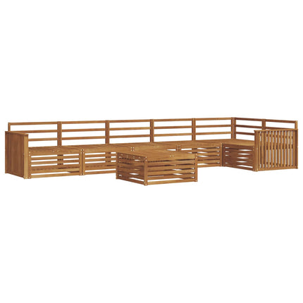 Utomhussoffset 7 pcs Naturfärg