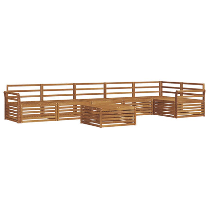 Utomhussoffset 7 pcs Naturfärg
