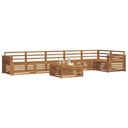 Utomhussoffset 7 pcs Naturfärg