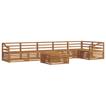 Utomhussoffset 7 pcs Naturfärg