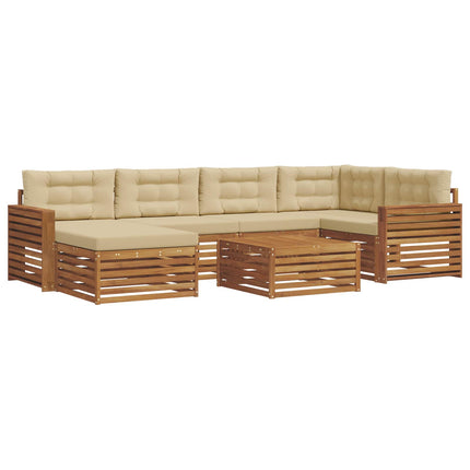 Utomhussoffset 7 st Naturlig och Beige
