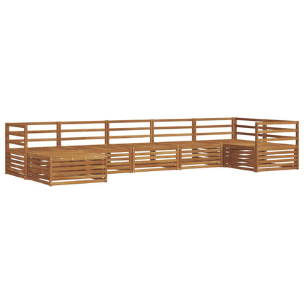 Utomhussoffset 7 pcs Naturfärg