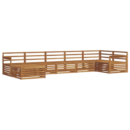 Utomhussoffset 7 pcs Naturfärg