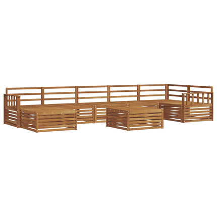 Utomhussoffset 8 pcs Naturfärg