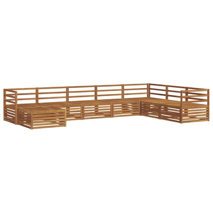 Utomhussoffset 8 pcs Naturfärg