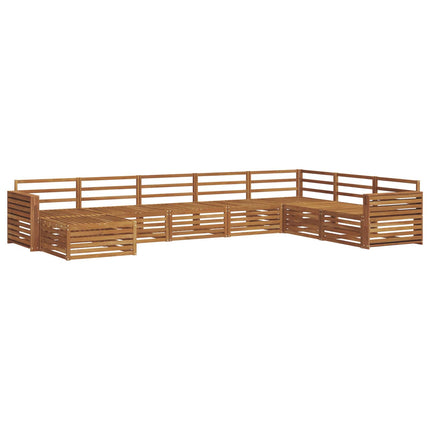 Utomhussoffset 8 pcs Naturfärg
