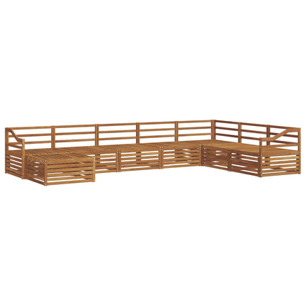 Utomhussoffset 8 pcs Naturfärg