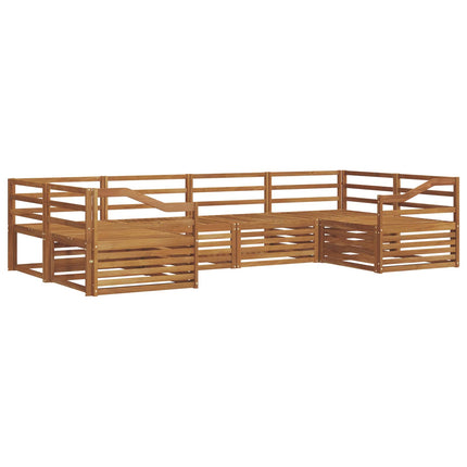 Utomhussoffset 6 pcs Naturfärg