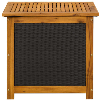 Trädgårdsförvaringslåda 185 L Massivt Akaciaträ 60 x 50 x 56 cm
