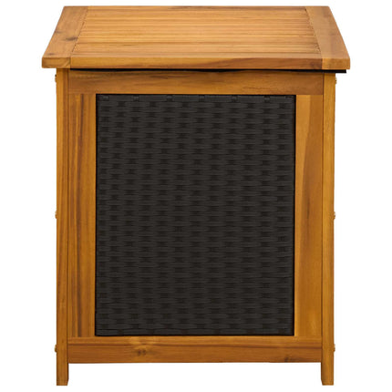 Trädgårdsförvaringslåda 185 L Massivt Akaciaträ 60 x 50 x 56 cm