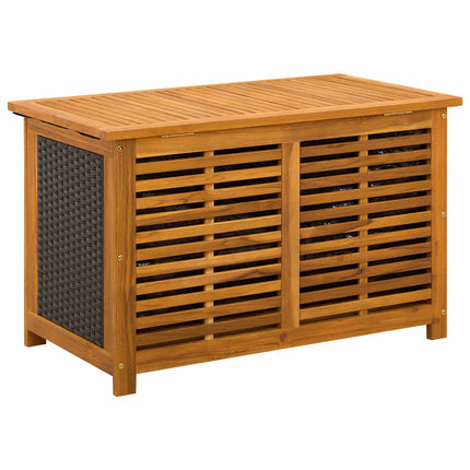 Trädgårdsförvaringslåda 185 L Massivt Akaciaträ 90 x 50 x 56 cm