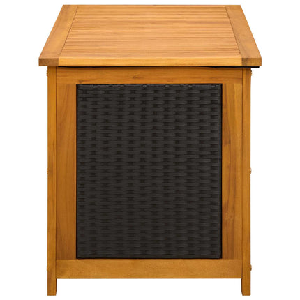 Trädgårdsförvaringslåda 185 L Massivt Akaciaträ 90 x 50 x 56 cm