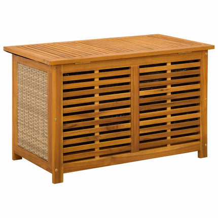 Trädgårdsförvaringslåda 185 L Massivt Akaciaträ 90 x 50 x 56 cm