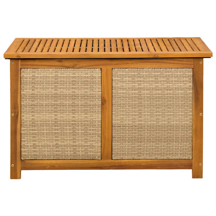 Trädgårdsförvaringslåda 185 L Massivt Akaciaträ 90 x 50 x 56 cm