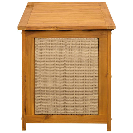 Trädgårdsförvaringslåda 185 L Massivt Akaciaträ 90 x 50 x 56 cm