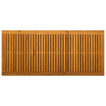 Trädgårdsförvaringslåda 185 L Massivt Akaciaträ Beige