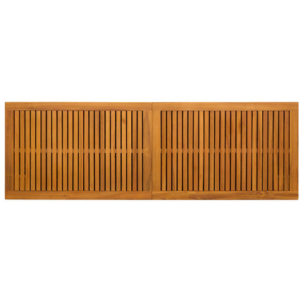 Trädgårdsförvaringslåda 185 L Massivt Akaciaträ Beige