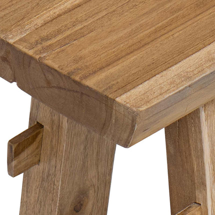 bänk Naturfärg 100 x 29 x 43,5 cm Massivt teakträ
