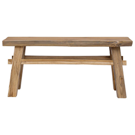 bänk Naturfärg 100 x 29 x 43,5 cm Massivt teakträ
