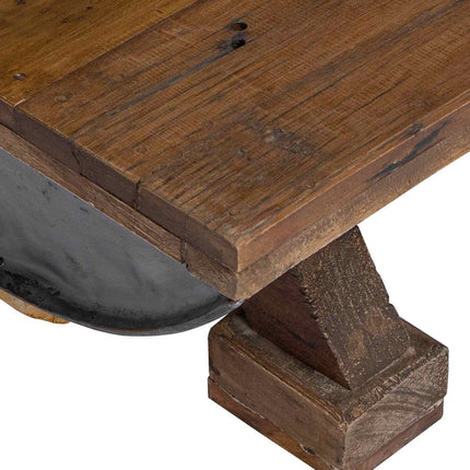 Kaffeebord Naturfärg 90 x 50 x 35 cm trä