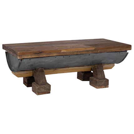 Kaffeebord Naturfärg 90 x 50 x 35 cm trä