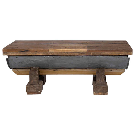 Kaffeebord Naturfärg 90 x 50 x 35 cm trä