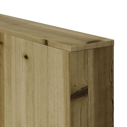 Trädgårdsoffa Grön 134 x 60 x 62 cm Massiv furu