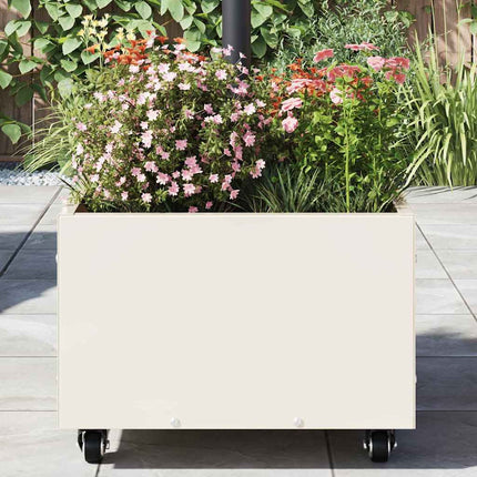 Parasollfot Vit 45 x 45 x 45 cm Stål