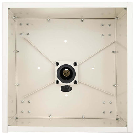 Parasollfot Vit 45 x 45 x 45 cm Stål