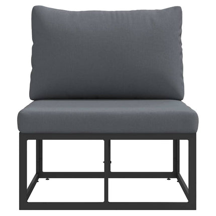 Utomhus Möbler Svart och Anthracit 70 x 71,5 x 71 cm Metall
