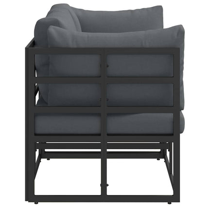 Utomhus Möbler 2 Stycke Svart och Anthracit 71,5 x 71,5 x 71 cm