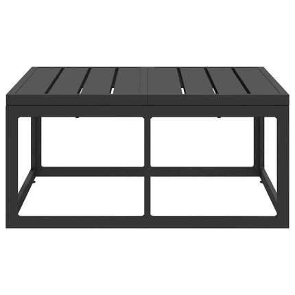 Utomhus Möbler Svart 70 x 70 x 32 cm Metall