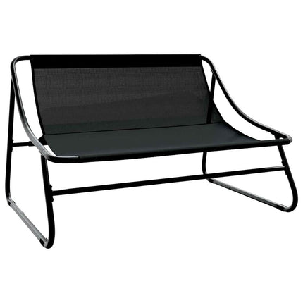 Trädgårdsmöbler Svart 110 x 81 x 71 cm Pulverlackerat stål