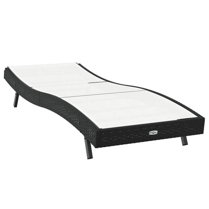 Solstol Reclining Svart och Vitt 197 x 70 x 82 cm konstrotting