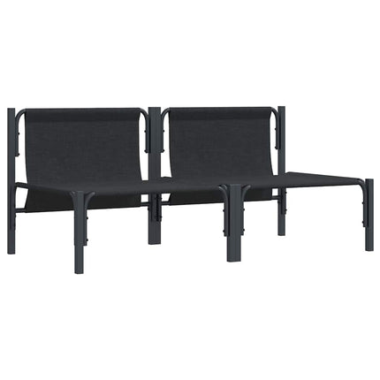 Utomhus Möbler med kudde 2 Stycke Antracit 80 x 80 x 71 cm Stål