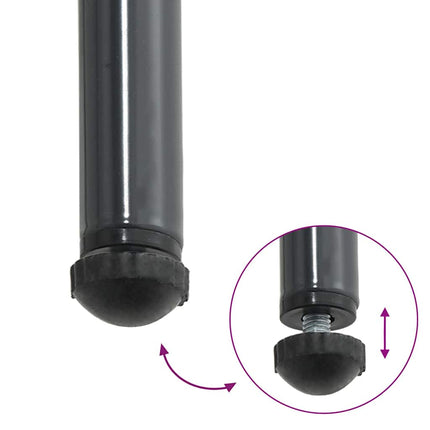 Trädgårdsmöbelset 3 pcs Brun och Kräm konstrotting