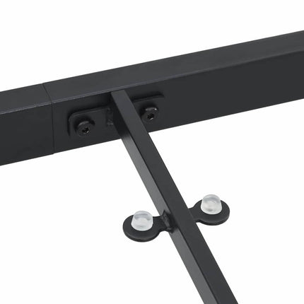 Trädgårdsbord Svart 140 x 70 x 73 cm Metall