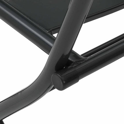 Trädgårds Bistro Set 3 pcs Antracit Stål