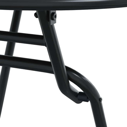 Trädgårds Bistro Set 3 pcs Antracit Stål