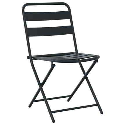 Trädgårds Bistro Set 3 pcs Antracit Stål