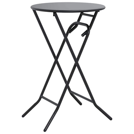 Trädgårdsbord Antracit 50 x 50 x 72 cm Metall