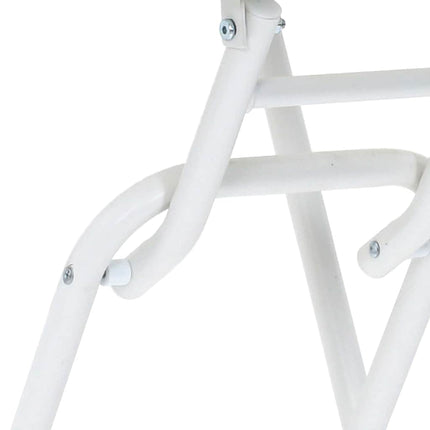 Trädgårdsbord Vit 50 x 50 x 72 cm Metall