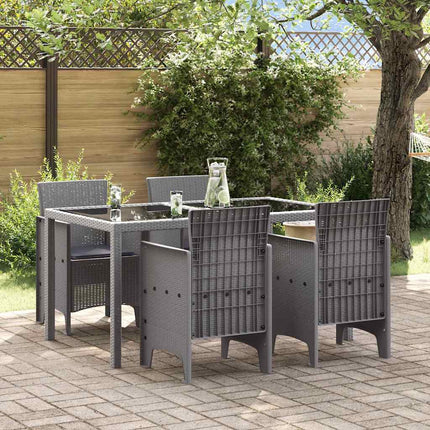 Trädgård Stol 4 pcs Ljusgrå 53 x 49 x 85 cm Polypropylen