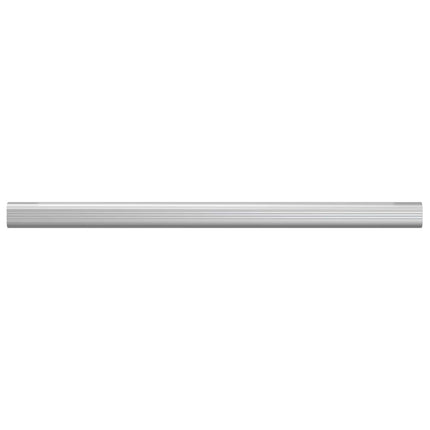 Klädstång 2 st Silver 472 x 15 x 29 mm Aluminiumlegering