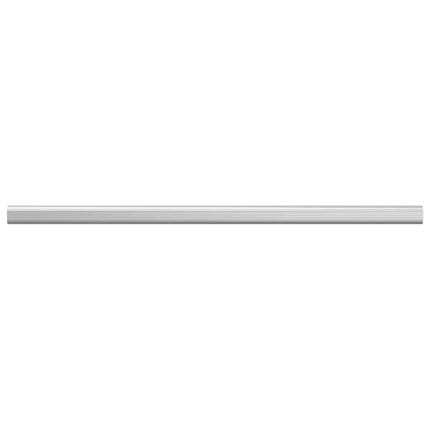 Klädstång 2 pcs Silver 664 x 15 x 29 mm Aluminiumlegering